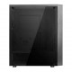 GABINETE GAMER ATX TGT MID TOWER RGB C/ 3 FANS LATERAL ACRILICO - PRETO