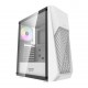 GABINETE GAMER ATX AIGO MID TOWER RGB C/ 3 FANS LATERAL VIDRO - BRANCO