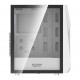 GABINETE GAMER ATX AIGO MID TOWER RGB C/ 3 FANS LATERAL VIDRO - BRANCO