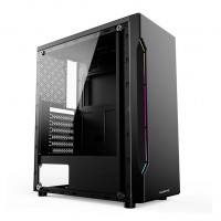 GABINETE GAMER ATX ALSEYE MID TOWER C/ LATERAL ACRILICO - PRETO