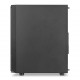 GABINETE GAMER ATX PICHAU MID TOWER C/ 3 FANS LATERAL VIDRO - PRETO
