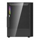GABINETE GAMER ATX AIGO MID TOWER C/ 3 FANS LATERAL VIDRO - PRETO