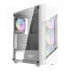 GABINETE GAMER ATX AIGO MID TOWER C/ LATERAL VIDRO - BRANCO