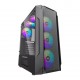 GABINETE GAMER ATX AIGO MID TOWER C/ LATERAL VIDRO - PRETO