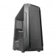 GABINETE GAMER ATX AIGO MID TOWER C/ LATERAL VIDRO - PRETO