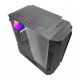 GABINETE GAMER ATX AIGO MID TOWER C/ LATERAL VIDRO - PRETO
