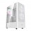 GABINETE GAMER ATX AIGO MID TOWER C/ 3 FANS LATERAL VIDRO - BRANCO