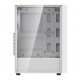 GABINETE GAMER ATX AIGO MID TOWER C/ 3 FANS LATERAL VIDRO - BRANCO