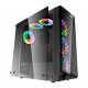 GABINETE GAMER ATX AIGO MID TOWER C/ LATERAL ACRILICO - PRETO