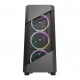 GABINETE GAMER ATX AIGO MID TOWER C/ LATERAL ACRILICO - PRETO