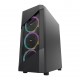 GABINETE GAMER ATX AIGO MID TOWER C/ LATERAL ACRILICO - PRETO