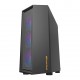 GABINETE GAMER ATX AIGO MID TOWER C/ LATERAL ACRILICO - PRETO