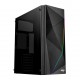 GABINETE GAMER ATX AIGO MID TOWER C/ LATERAL ACRILICO - PRETO