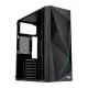 GABINETE GAMER ATX AIGO MID TOWER C/ LATERAL ACRILICO - PRETO