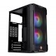 GABINETE GAMER ATX TGT MID TOWER C/ 2 FANS LATERAL VIDRO - PRETO