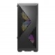 GABINETE GAMER ATX AIGO MID TOWER C/ LATERAL VIDRO - PRETO