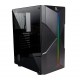 GABINETE GAMER ATX FORTREK MID TOWER RGB C/ LATERAL ACRILICO - PRETO