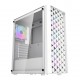 GABINETE GAMER ATX AIGO MID TOWER RGB C/ 4 FANS LATERAL VIDRO - BRANCO