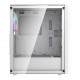 GABINETE GAMER ATX AIGO MID TOWER RGB C/ 4 FANS LATERAL VIDRO - BRANCO