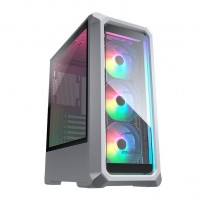 GABINETE GAMER ATX COUGAR MID TOWER C/ 3 FANS LATERAL VIDRO - BRANCO