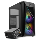 GABINETE GAMER ATX TGT RGB C/ FONTE MANCER 500W - PRETO