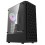 GABINETE GAMER ATX AIGO MID TOWER C/ 4 FANS LATERAL VIDRO - PRETO