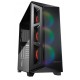 GABINETE GAMER ATX COUGAR MID TOWER C/ LATERAL VIDRO - PRETO