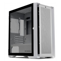 GABINETE GAMER ATX MID TOWER RGB C/ 3 FANS LATERAL VIDRO - BRANCO