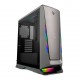 GABINETE GAMER ATX MID TOWER RGB C/ LATERAL VIDRO - CINZA E PRETO