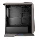 GABINETE GAMER ATX MID TOWER RGB C/ LATERAL VIDRO - CINZA E PRETO