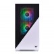 GABINETE GAMER ATX THERMALTAKE MINI TOWER C/ 2 FANS LATERAL VIDRO - BRANCO E PRETO