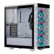 GABINETE GAMER ATX CORSAIR MID TOWER RGB C/ LATERAL VIDRO - BRANCO