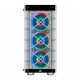 GABINETE GAMER ATX CORSAIR MID TOWER RGB C/ LATERAL VIDRO - BRANCO