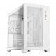 GABINETE GAMER ATX AIGO MID TOWER C/ 5 FANS LATERAL VIDRO - BRANCO