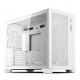 GABINETE GAMER ATX AIGO MID TOWER C/ 5 FANS LATERAL VIDRO - BRANCO