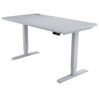 MESA GAMER COUGAR ELEVADORA C/ USB HDMI DP - BRANCA