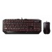 KIT TECLADO E MOUSE GAMER LED VERMELHO