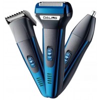 BARBEADOR ELETRICO SEM FIO DALING 3 EM 1 C/ 3 CABE&Ccedil;AS