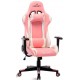 CADEIRA GAMER GIRATORIA HEALER RECLINAVEL C/ APOIO BRAÇOS - ROSA