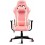 CADEIRA GAMER GIRATORIA LUX PINK RECLINAVEL C/ APOIO BRAÇOS - ROSA