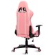 CADEIRA GAMER GIRATORIA HEALER RECLINAVEL C/ APOIO BRAÇOS - ROSA