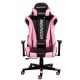CADEIRA GAMER GIRATORIA MAXRACER RECLINAVEL C/ APOIO BRAÇOS - ROSA