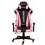 CADEIRA GAMER GIRATORIA RACER RECLINAVEL C/ APOIO BRAÇOS - LUX PINK
