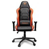 CADEIRA GAMER COUGAR RECLINAVEL C/ APOIO BRA&Ccedil;O - PRETA VERMELHA