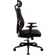 CADEIRA ERGONOMICA THUNDER X3 APOIO CABEÇA C/ ENCOSTO AJSUTAVEL MODO BALANÇO
