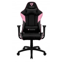 CADEIRA GAMER THUNDERX3 RECLINAVEL C/ APOIO BRA&Ccedil;OS - PRETA E ROSA