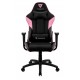 CADEIRA GAMER THUNDERX3 RECLINAVEL C/ APOIO BRAÇOS - PRETA E ROSA