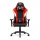 CADEIRA GAMER DT3 RECLINAVEL C/ APOIO BRAÇOS - VERMELHA 