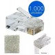 KIT 1000 CONECTORES RJ45 CAT5E P/ CABO DE REDE