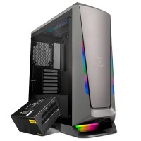 GABINETE GAMER ATX MID TOWER RGB C/ LATERAL VIDRO E FONTE 850W